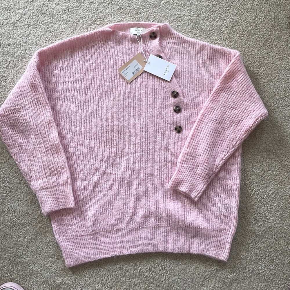 Pale Pink Super Soft FRNCH Sweater